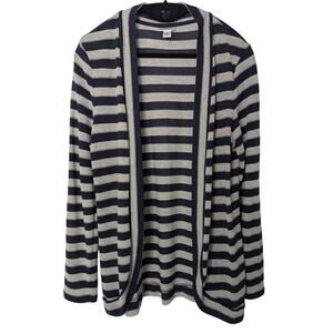 Croft & Barrow Striped Open Front Cardigan